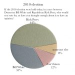 pie graph of 2010 election