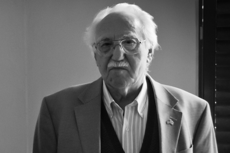 black and white photo of Baron