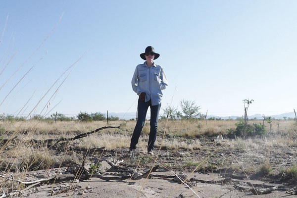 Kathleen Shafer, a Geography and the Environment graudate student and boot camp participant, discovered her dissertation topic in Marfa, Texas while photographing abandoned airfields. Photo courtsey of Kathleen Shafer.
