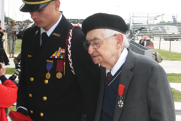 Professor Norman Martin after receiving his award at Friday's ceremony.