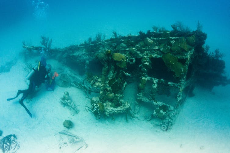 AI spots shipwrecks from the ocean surface – and even from the air