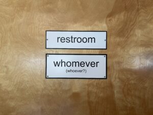 The Bell Tolls for WHOM: The complicated fate of the stuffiest object pronoun